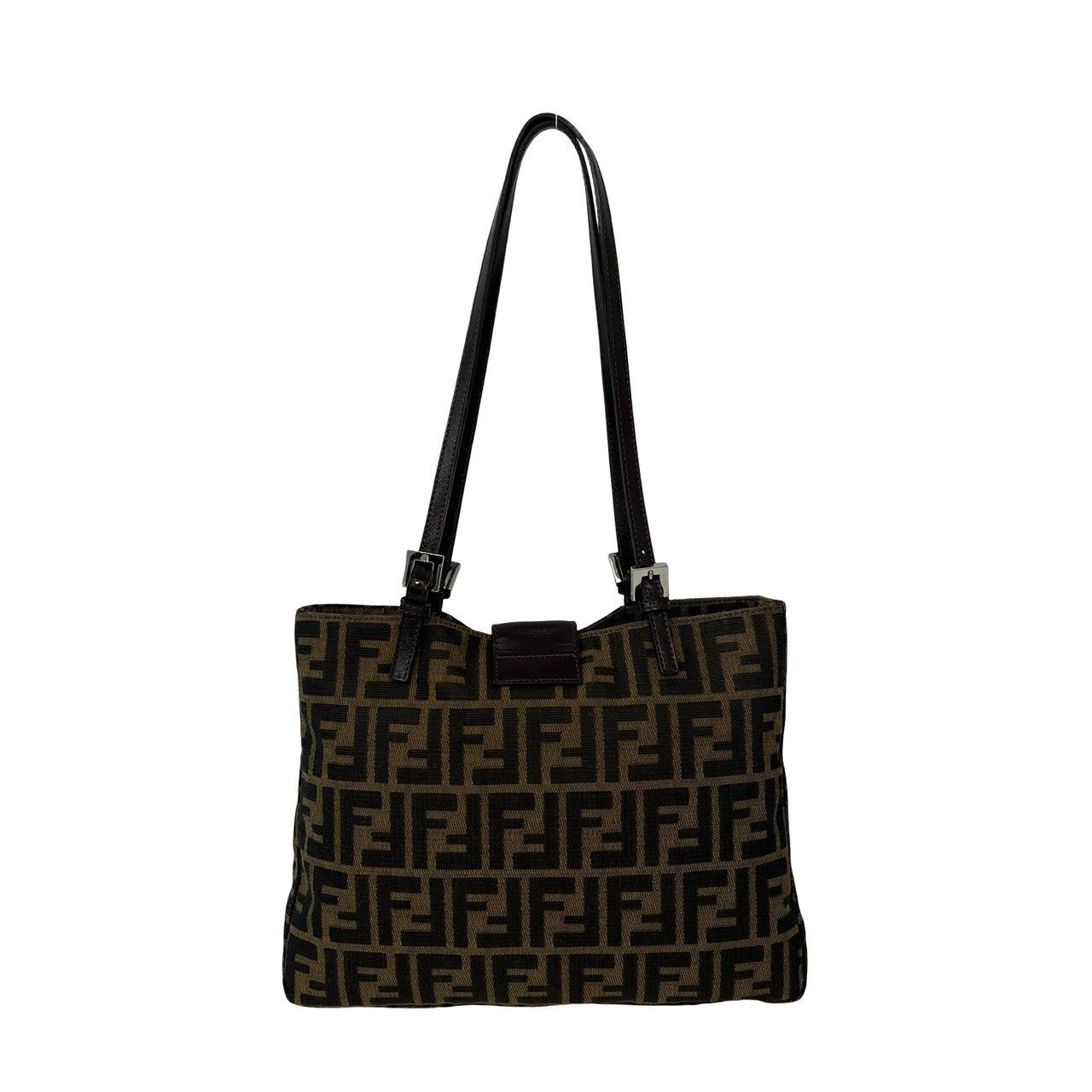 極 美品 FENDI フェンディ ヴィンテージ ズッカ FF 柄 キャンバス
