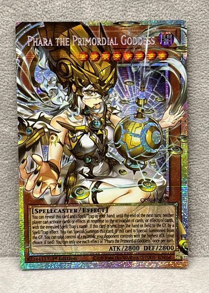 遊戯王 英語 北米版 始まりの神ファーラ オーバーフレーム スター