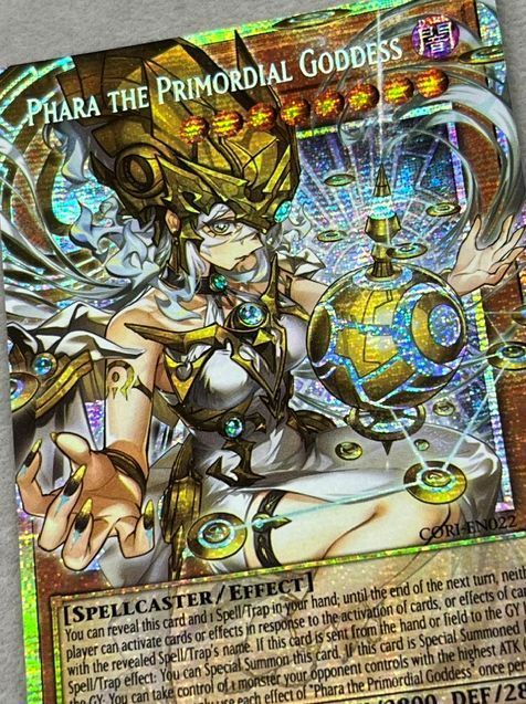 始まりの神ファーラ　オーバーフレーム　英語版 遊戯王 英語 北米版 始まりの神ファーラ オーバーフレーム スター