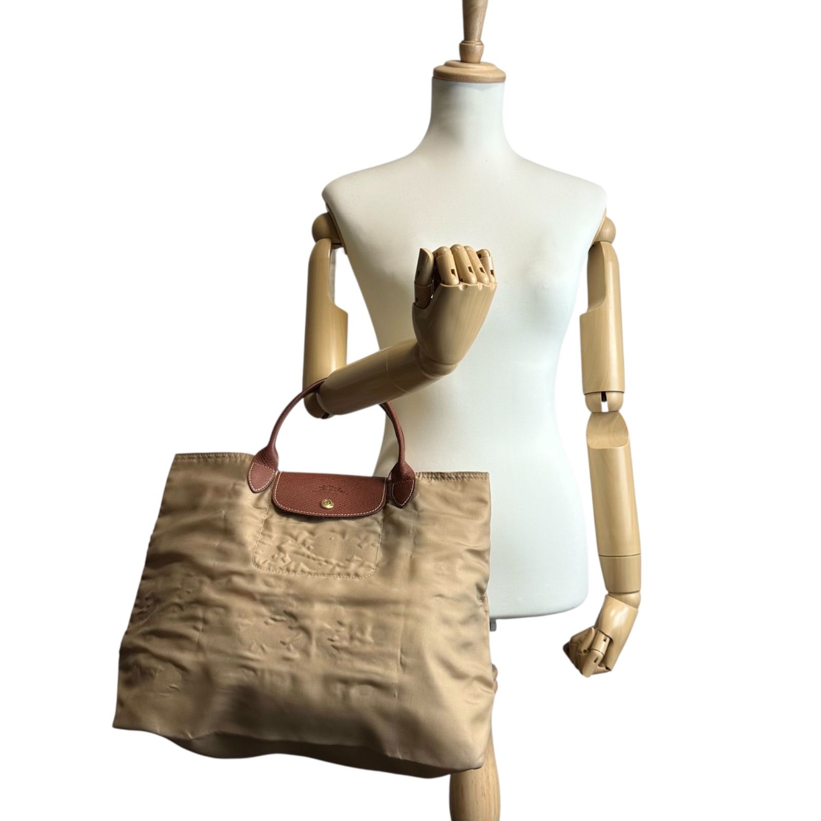 B5755】 LONGCHAMP ロンシャン トートバッグ ルプリアージュ ナイロン 