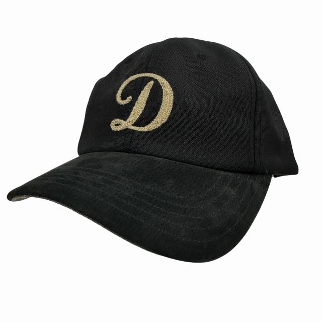 THE H.W.DOG&CO エイチダブリュードッグアンドコー MID PROFILE CAP ミッド プロファイル ロゴ刺繍 キャップ D-01077 黒 ブラック ブランド古着ベクトル 中古▲■260702