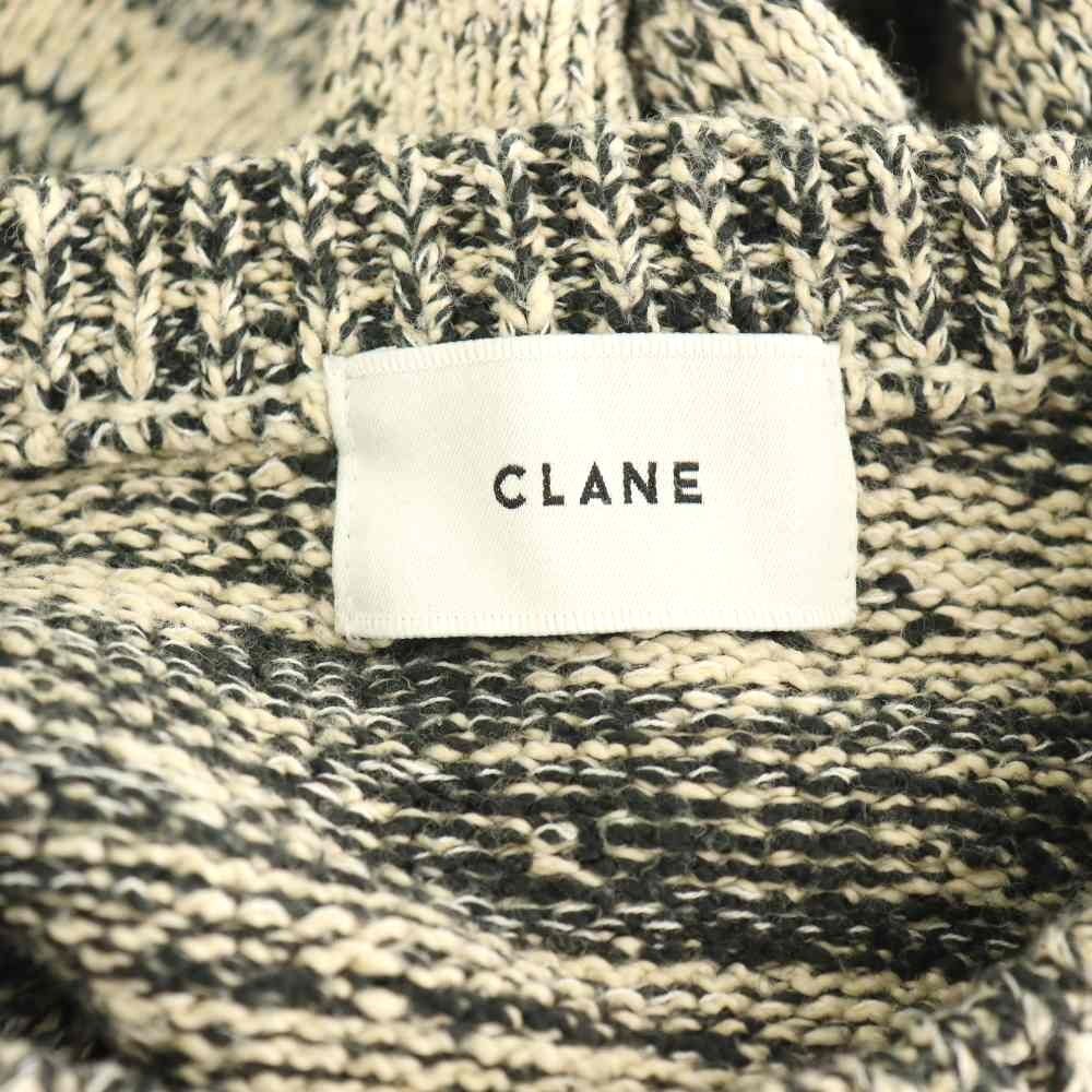 クラネ CLANE 25AW COTTON SHORT KNIT TOPS コットンショートニット