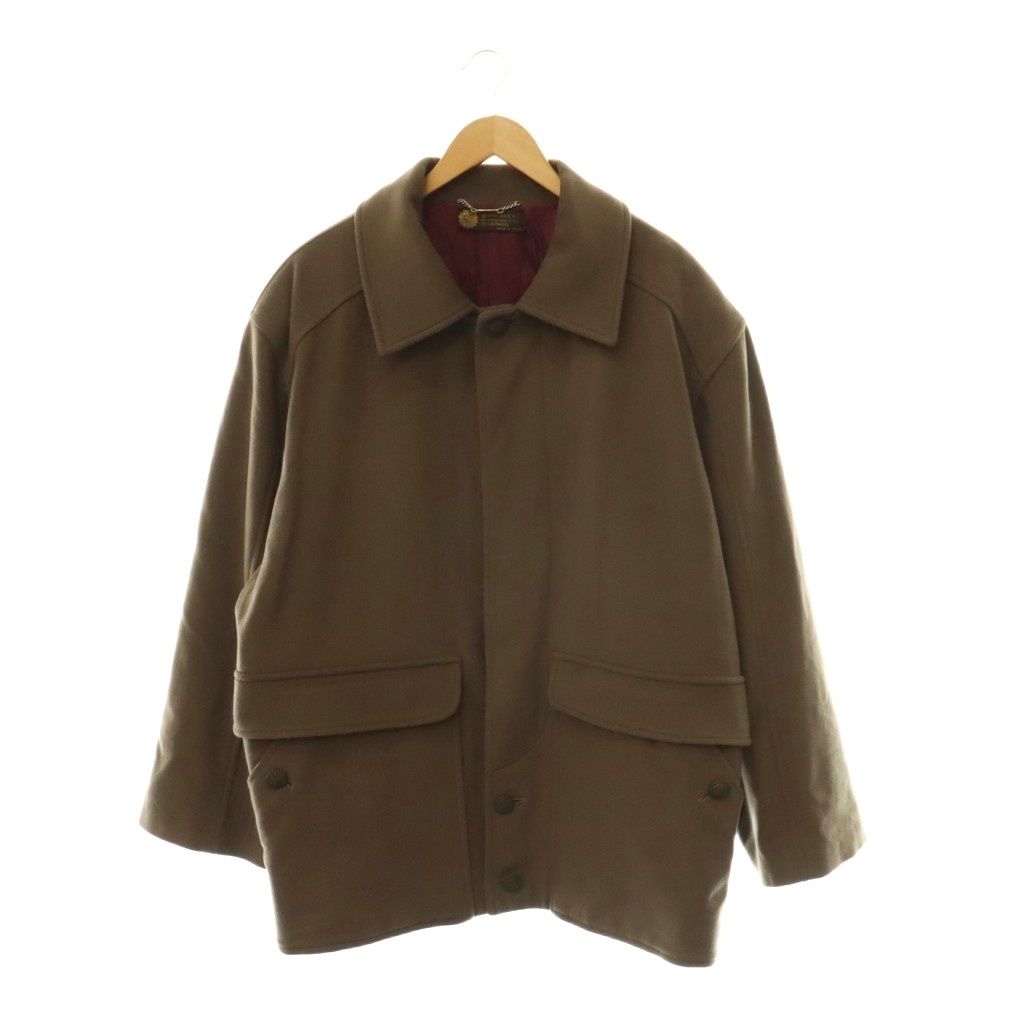 ロロピアーナ Loro Piana ステンカラーコート アウター ロング 総裏地 カシミヤ混 48 モカ /DO ■OS ■MA