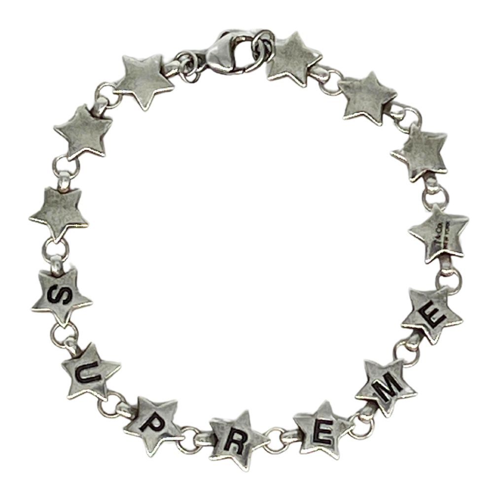 SUPREME シュプリーム Tiffany ティファニー Star Bracelet シルバー