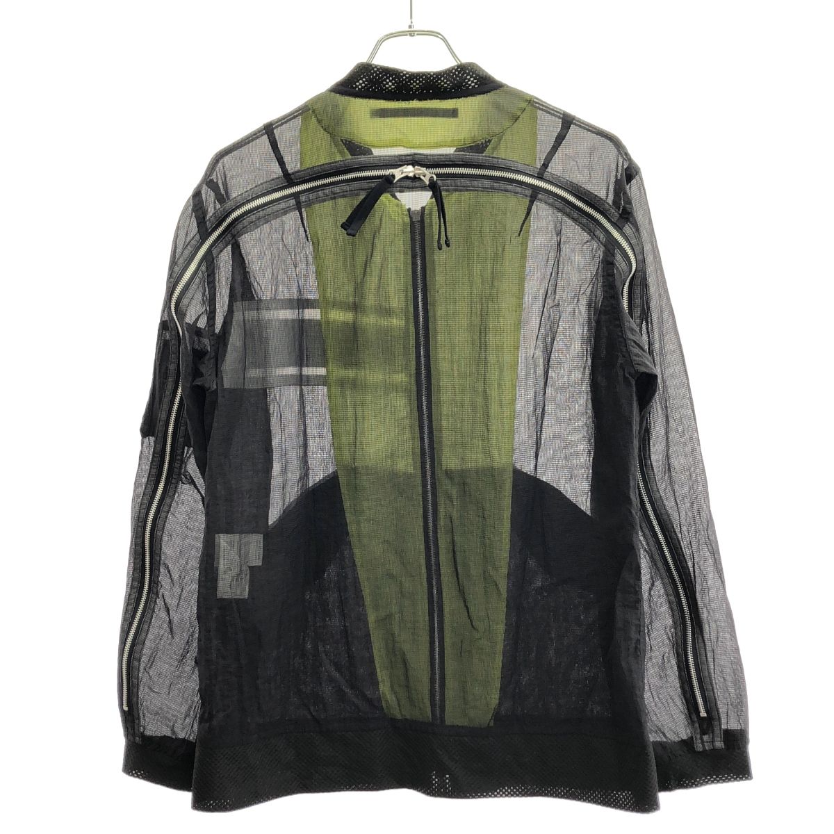FranCisT_MOR.K.S フランシストモークス Ultralight NylonMesh Summer MA-1 Blouson ナイロンメッシュブルゾン M/MO2652 ブラック 4 FranCisT_MOR.K.S フランシストモークス Ultralight NylonMesh Summer