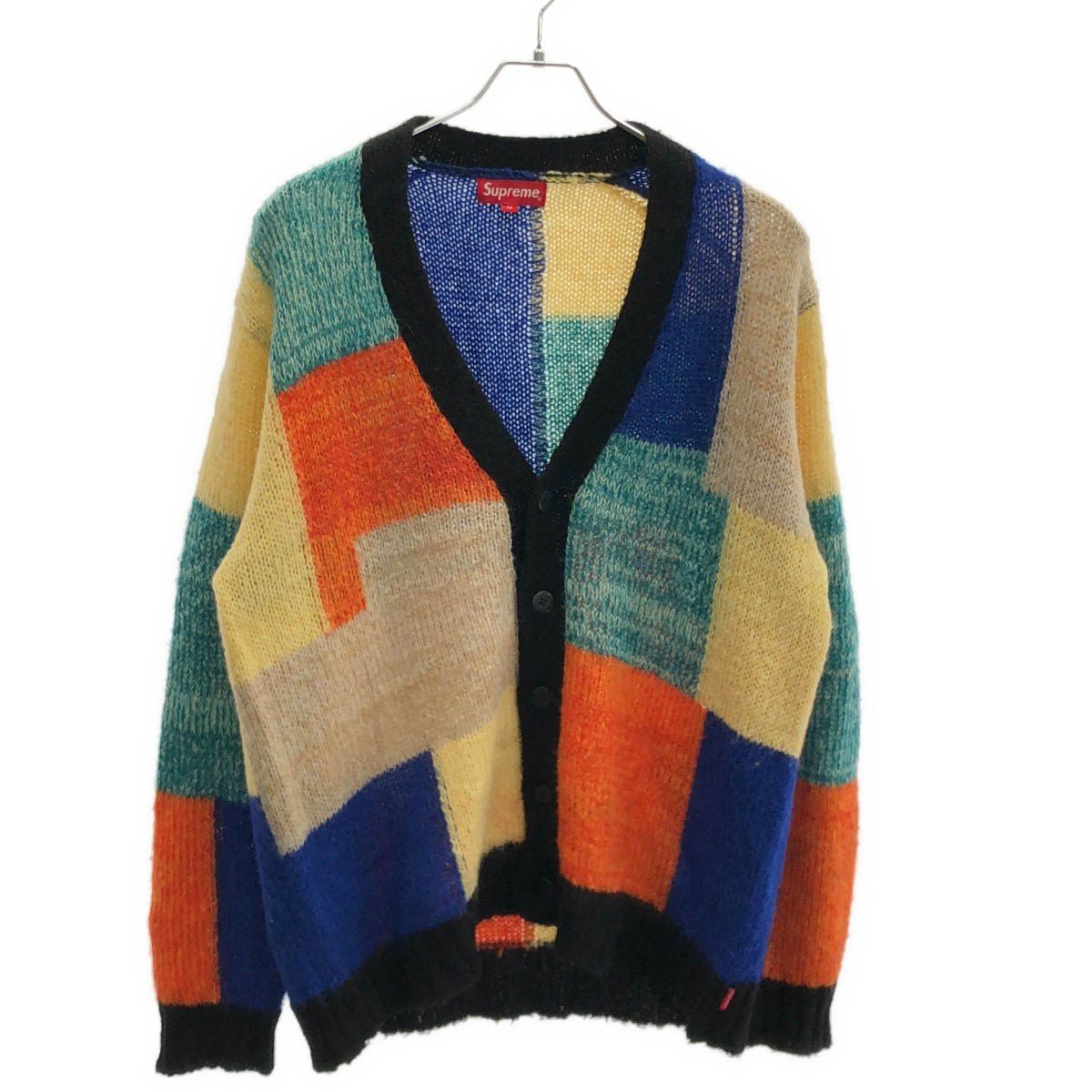 SUPREME　パッチワークモヘアニットカーディガン Supreme シュプリーム 19SS Patchwork Mohair Cardigan パッチワーク