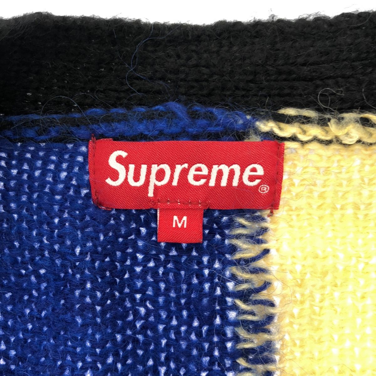 Supreme シュプリーム 19SS Patchwork Mohair Cardigan パッチワーク