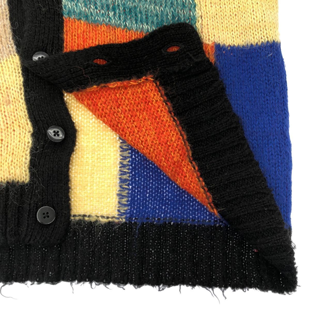 Supreme シュプリーム 19SS Patchwork Mohair Cardigan パッチワーク