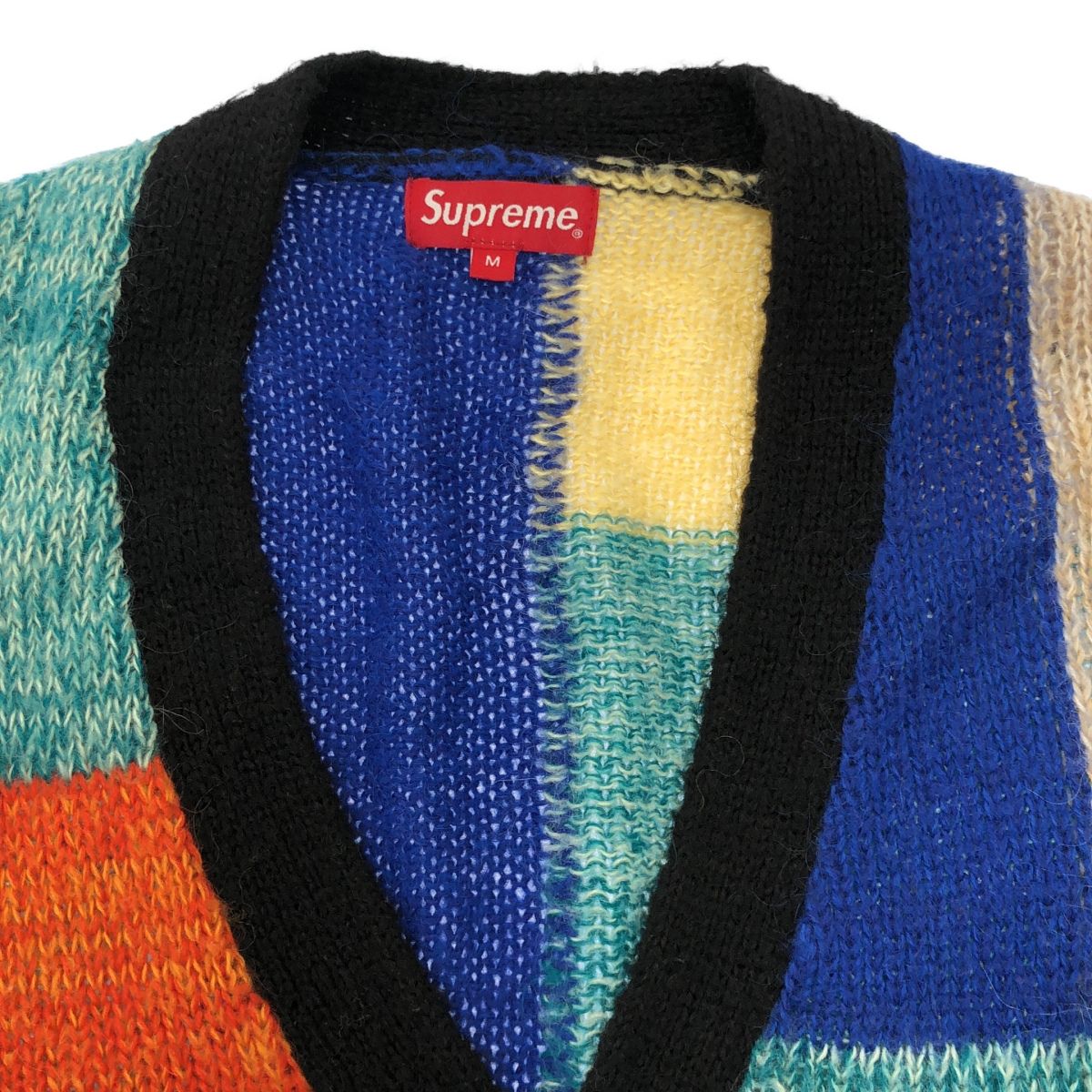 Supreme シュプリーム 19SS Patchwork Mohair Cardigan パッチワーク