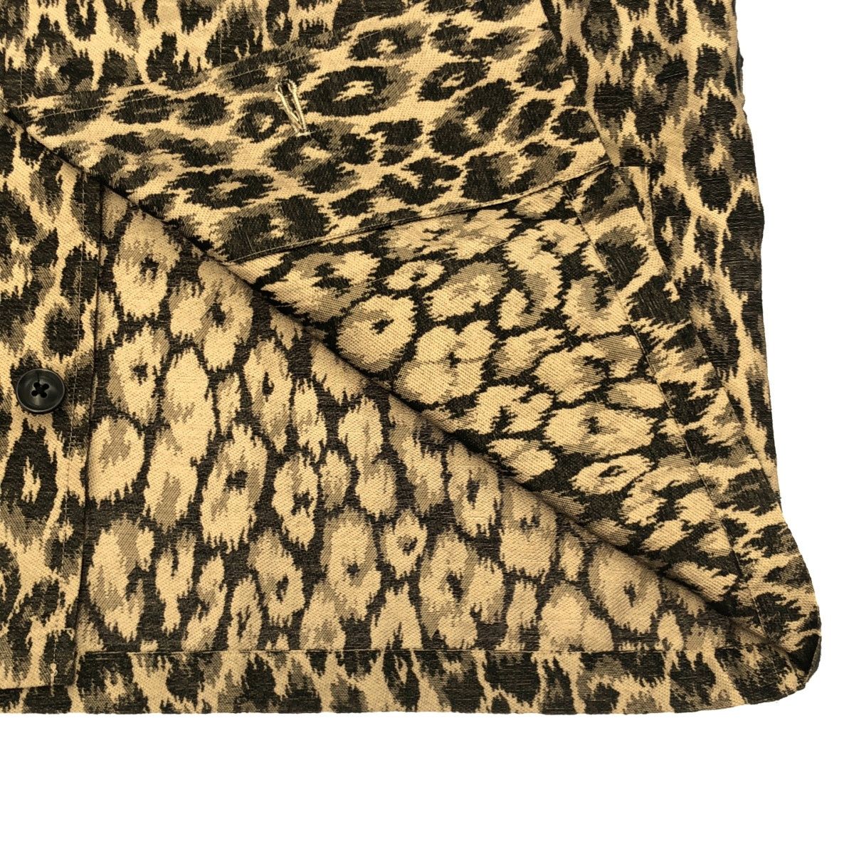 Needles ニードルズ L/S Cabana Shirt - PE/C/N Leopard Jq