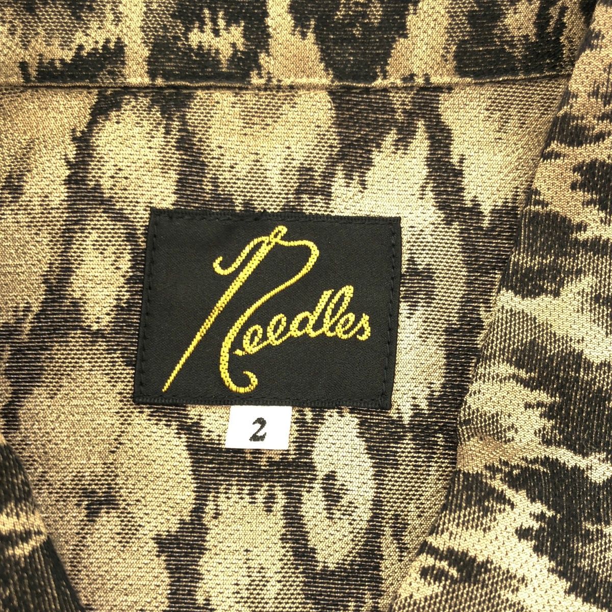 Needles ニードルズ L/S Cabana Shirt - PE/C/N Leopard Jq