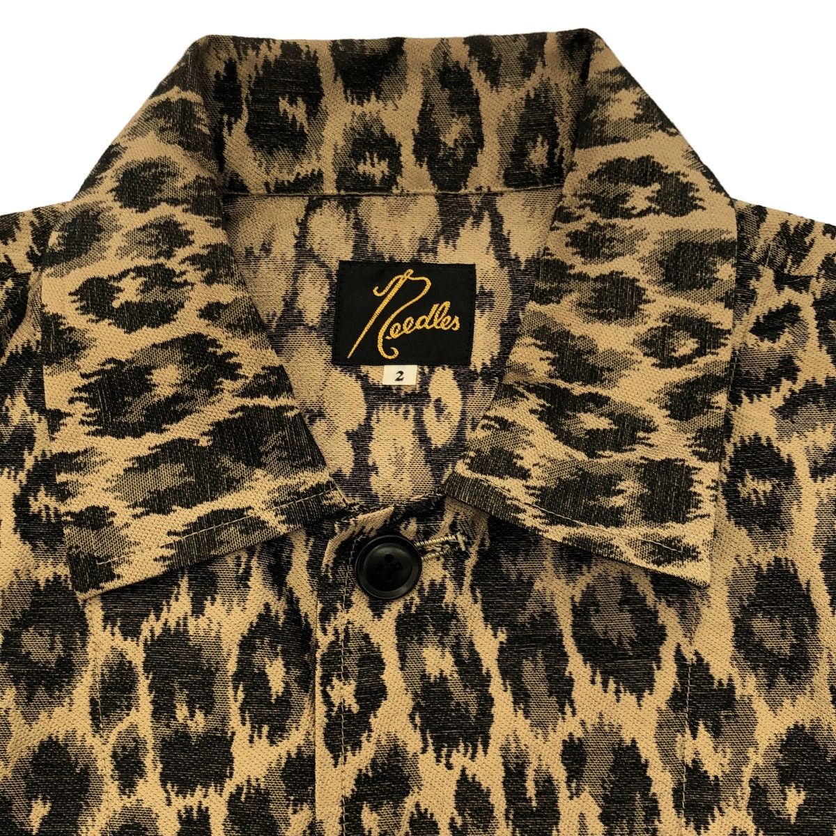 Needles ニードルズ L/S Cabana Shirt - PE/C/N Leopard Jq