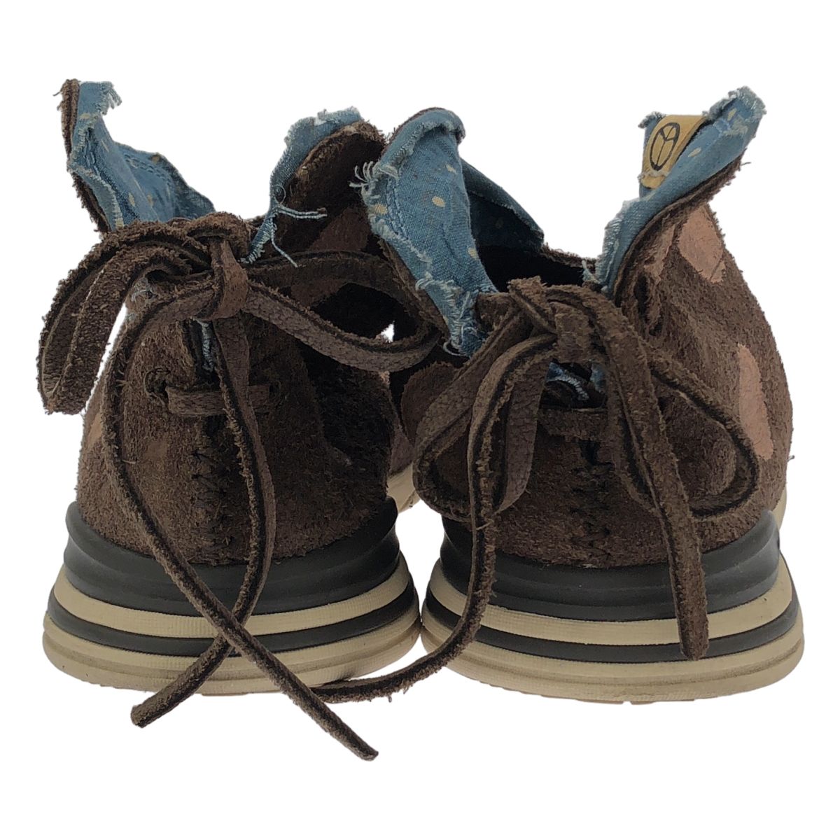 靴 visvim LARAMIE-FOLK 14AW visvim ビズビム LARAMIE FOLK POLKA DOTS ドットシューズ ブラウン