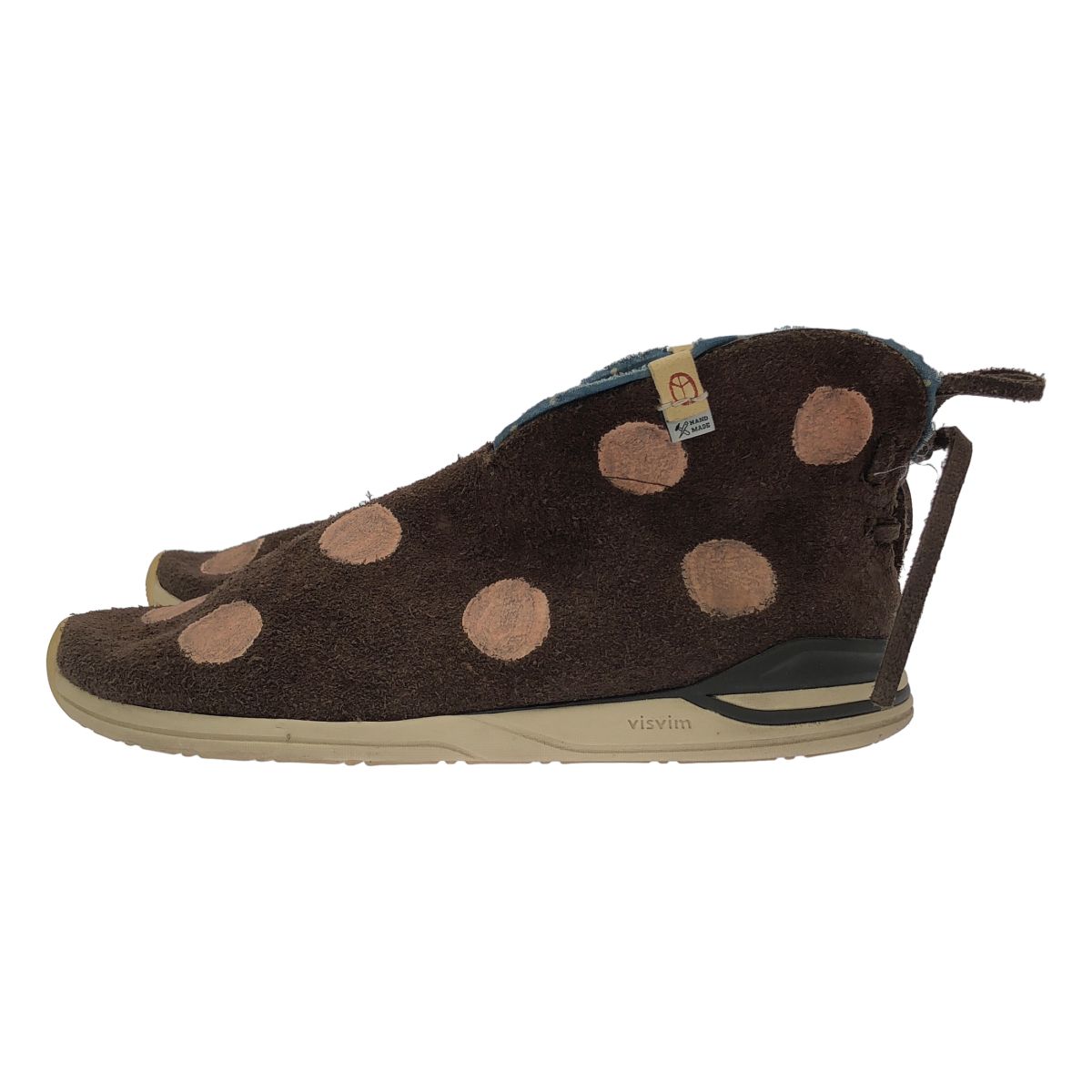 visvim ビズビム LARAMIE FOLK POLKA DOTS ドットシューズ ブラウン