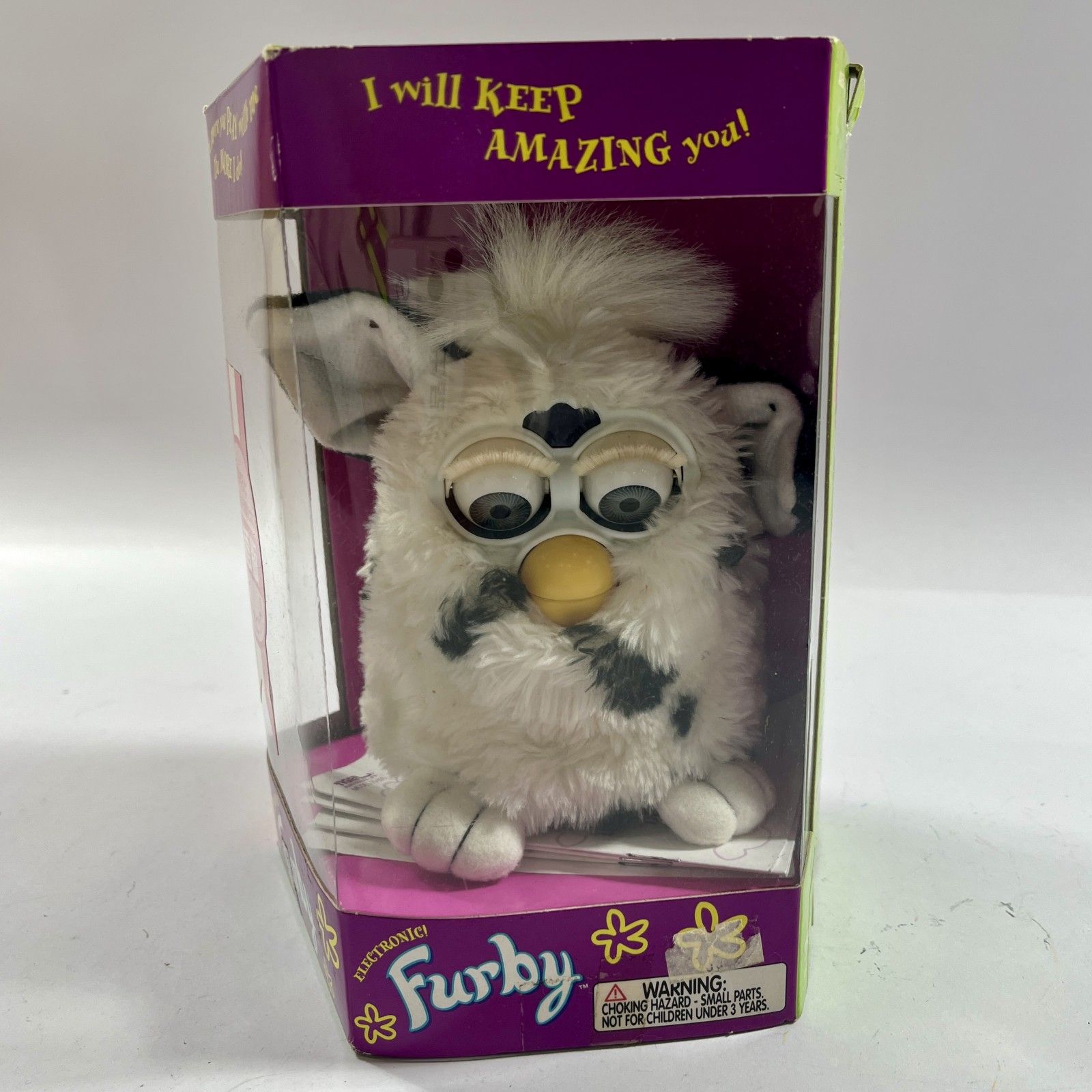☆ Furby ファービー 初代 ダルメシアン柄 ブチ模様 モノトーン 箱入り 