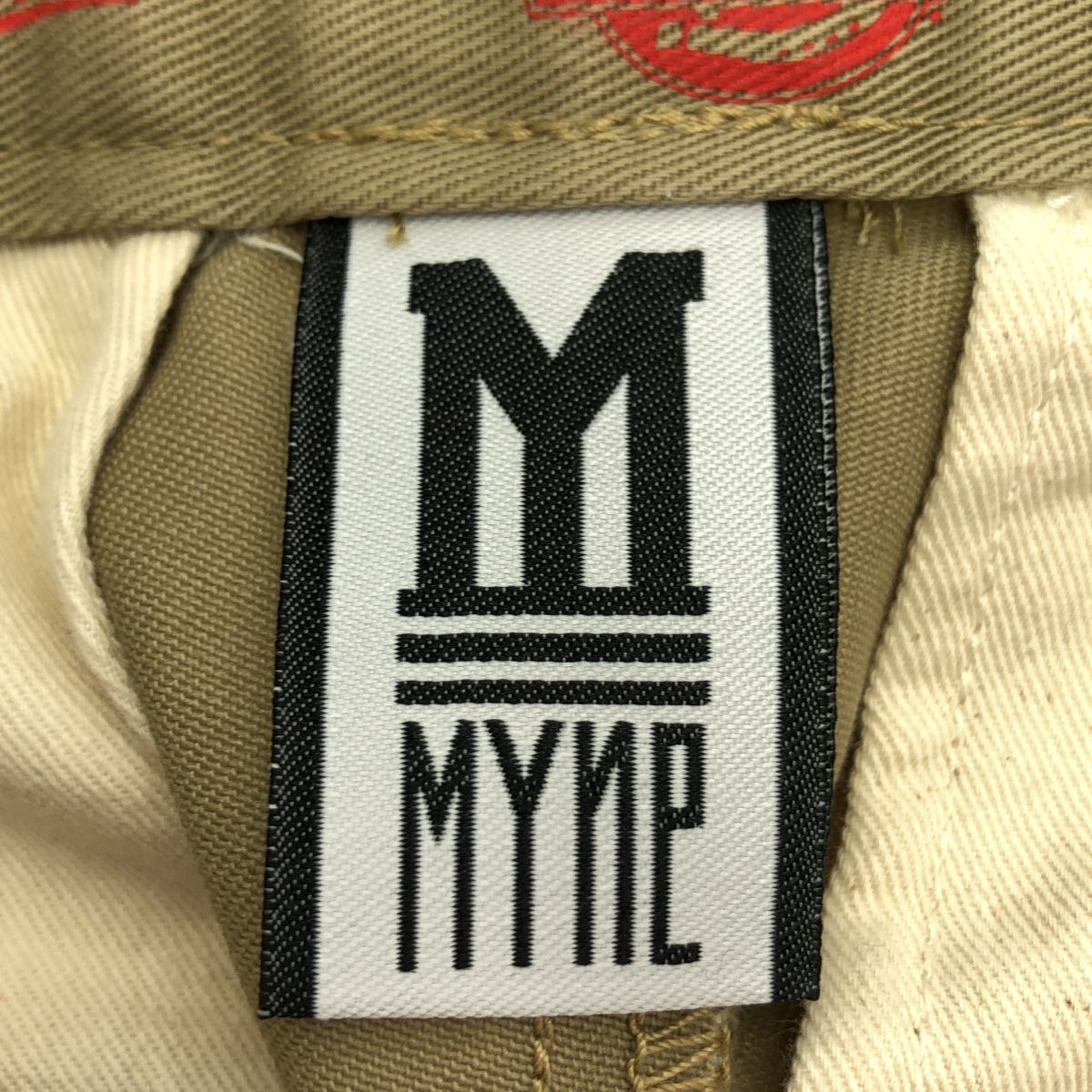 MYne MIHARA YASUHIRO×Dickies  マイン ミハラヤスヒロ×ディッキーズ 18SS サイドラインチノパンツ MYDKP212 ベージュ S MYne MIHARA YASUHIRO×Dickies マイン ミハラヤスヒロ×ディッキーズ