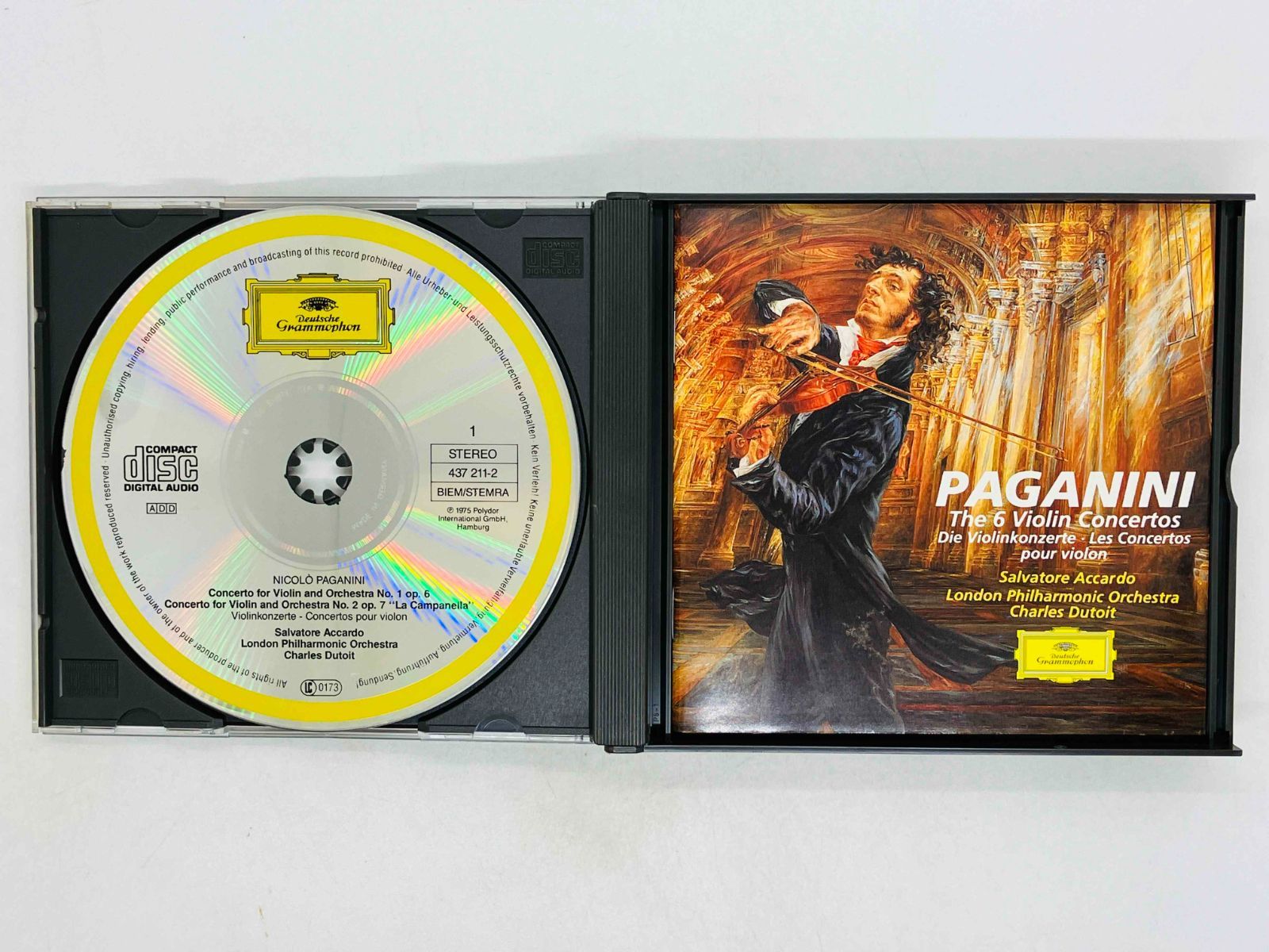 3CD パガニーニ ヴァイオリン協奏曲集 アッカルド デュトワ / PAGANINI