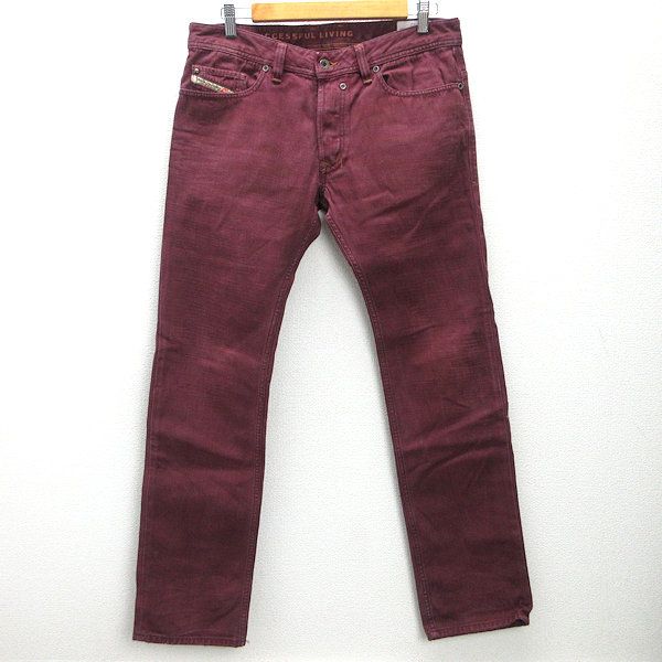 パンツ 新品 DIESEL SAFADO ITALY製 カラーデニムW32ディーゼル