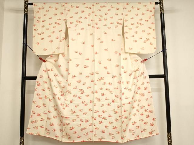 平和屋着物∵女の子　十三参り　子供　祝着　鴛鴦文　逸品　AABJ5250ja