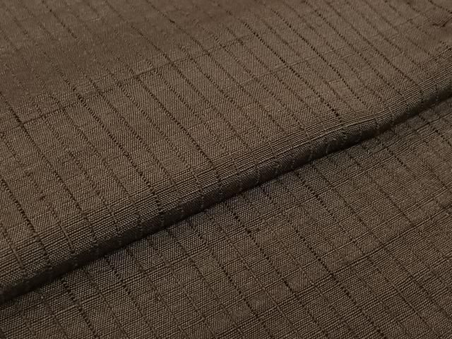 平和屋着物▽男性 単衣 葡萄鼠色 正絹 逸品 AABJ6022jh