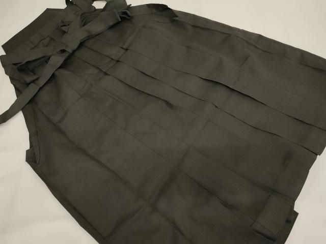 平和屋着物[]七五三　男の子　行灯袴　縞　黒地　逸品　AABJ5241ja