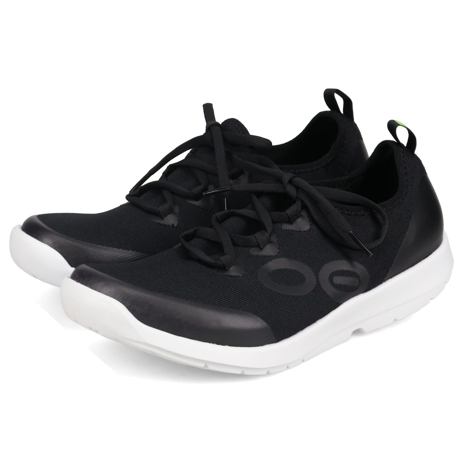 ウーフォス OOFOS スニーカー ウーエムジー スポーツ レース メンズ OOmg Sport Lace 2000770 正規品、WHT/BLK