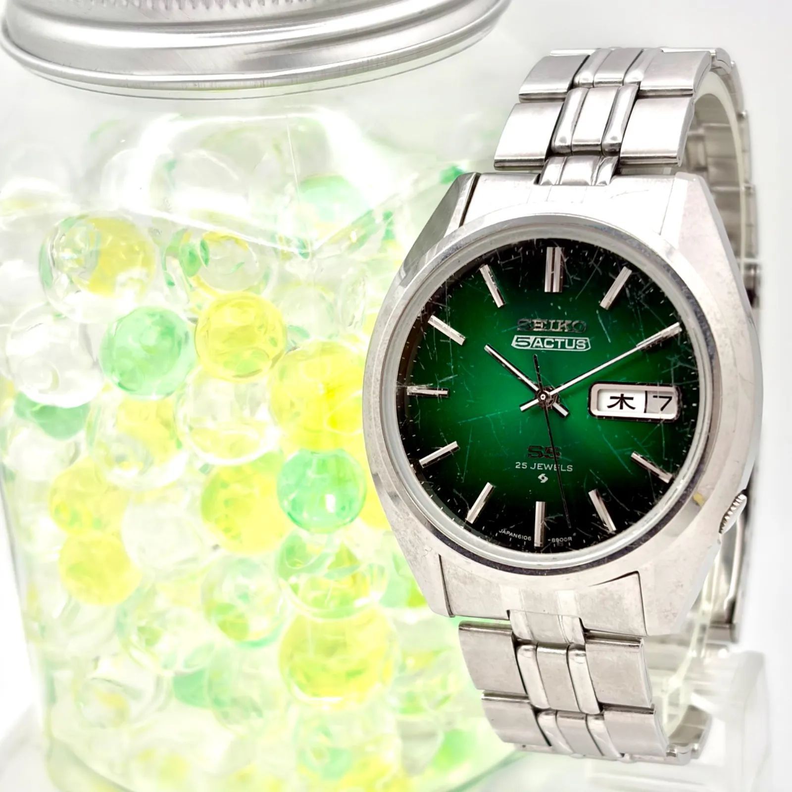 稼働】SEIKO5 セイコー5 アクタス 機械式 自動巻き メンズ 腕時計