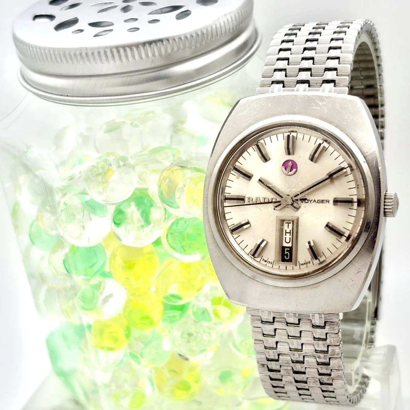 稼働】RADO ラドー VOYAGER ボイジャー 機械式 自動巻き メンズ 腕時計 