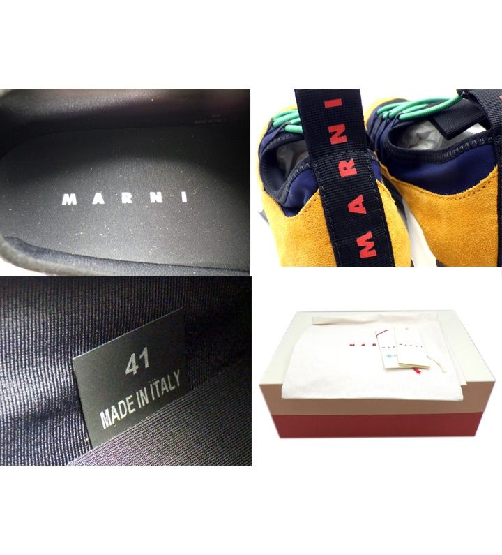 マルニ MARNI 【 SNZU019302 】 レースアップ ランニング スニーカー