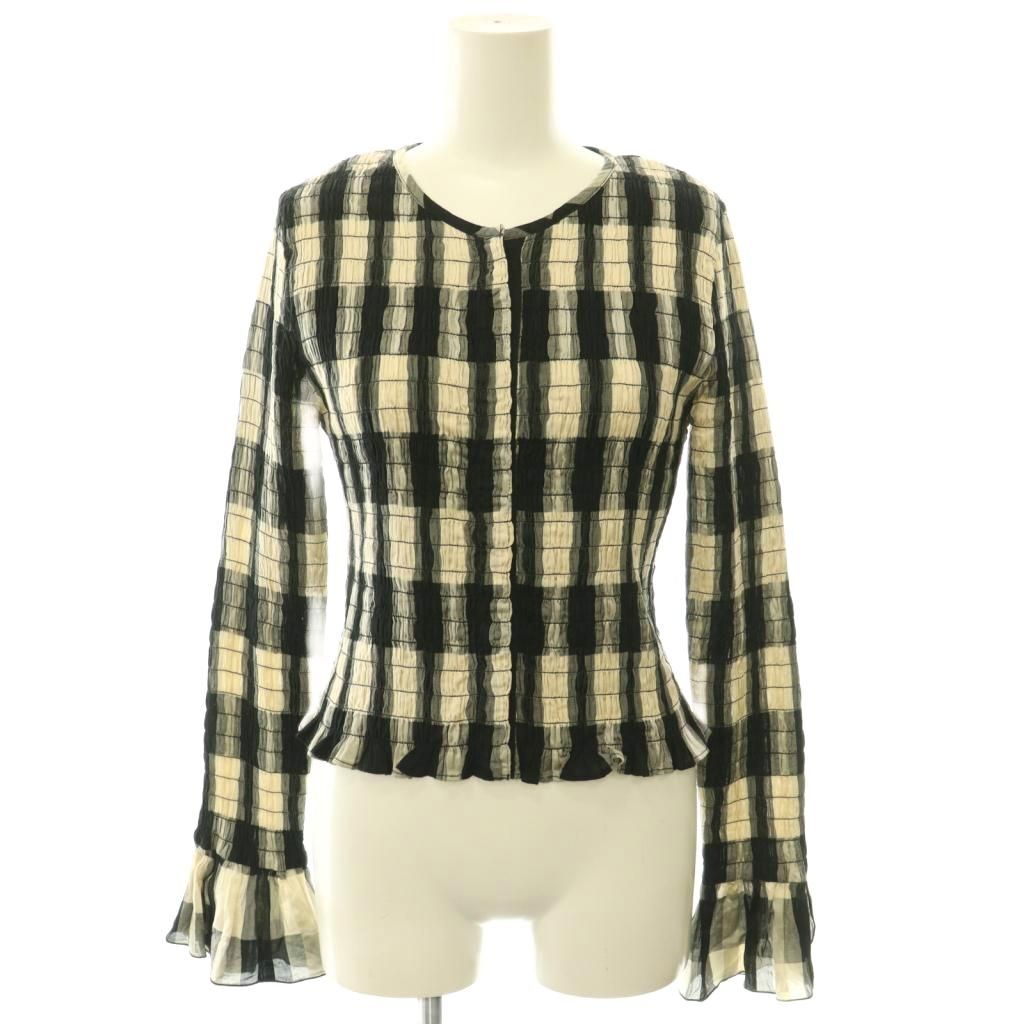 クラネ CLANE 25AW SHIRRING DESIGN BLOUSE シャーリングデザイン