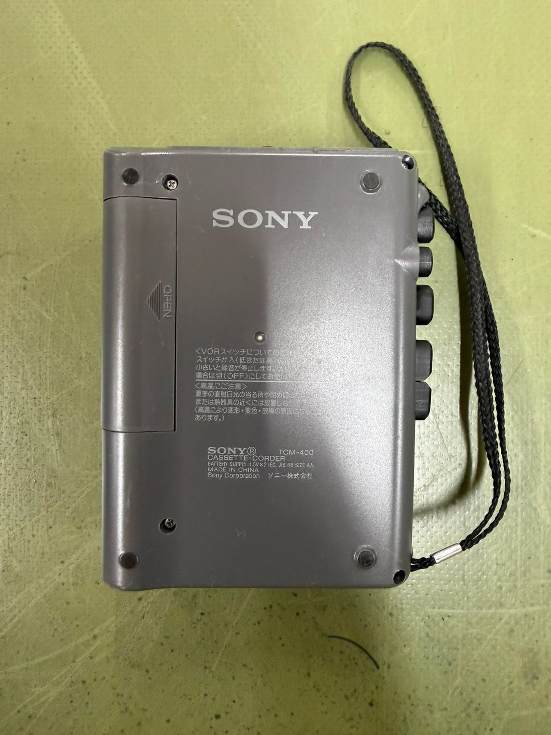 SONY ポータブルカセットレコーダー TCM-400 - メルカリ