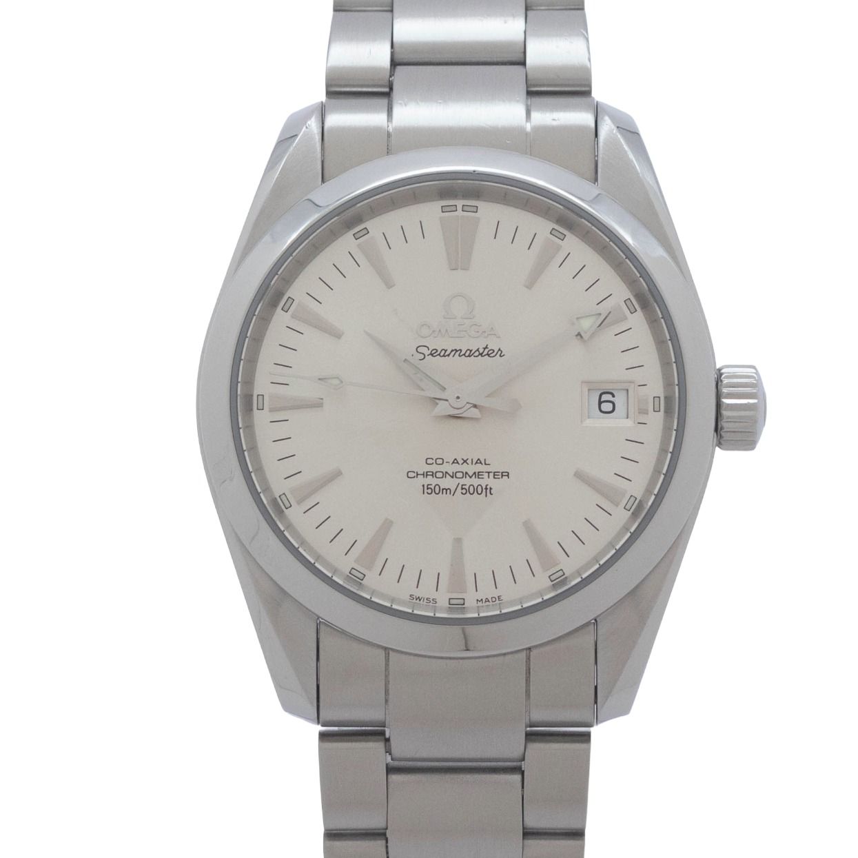 オメガ OMEGA シーマスター アクアテラ 2504.30 OMEGA Seamaster Aqua Terra 自動巻き 腕時計 メンズ・ユニセックス シルバー