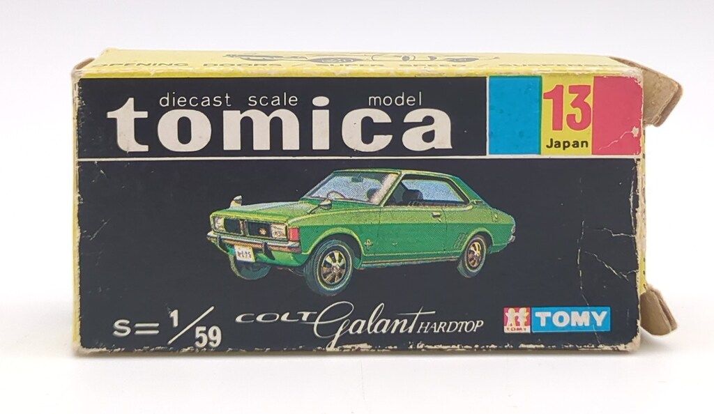 極美品 トミカ 黒箱 13 コルト ギャランハードトップ 黒箱トミカ NO 13