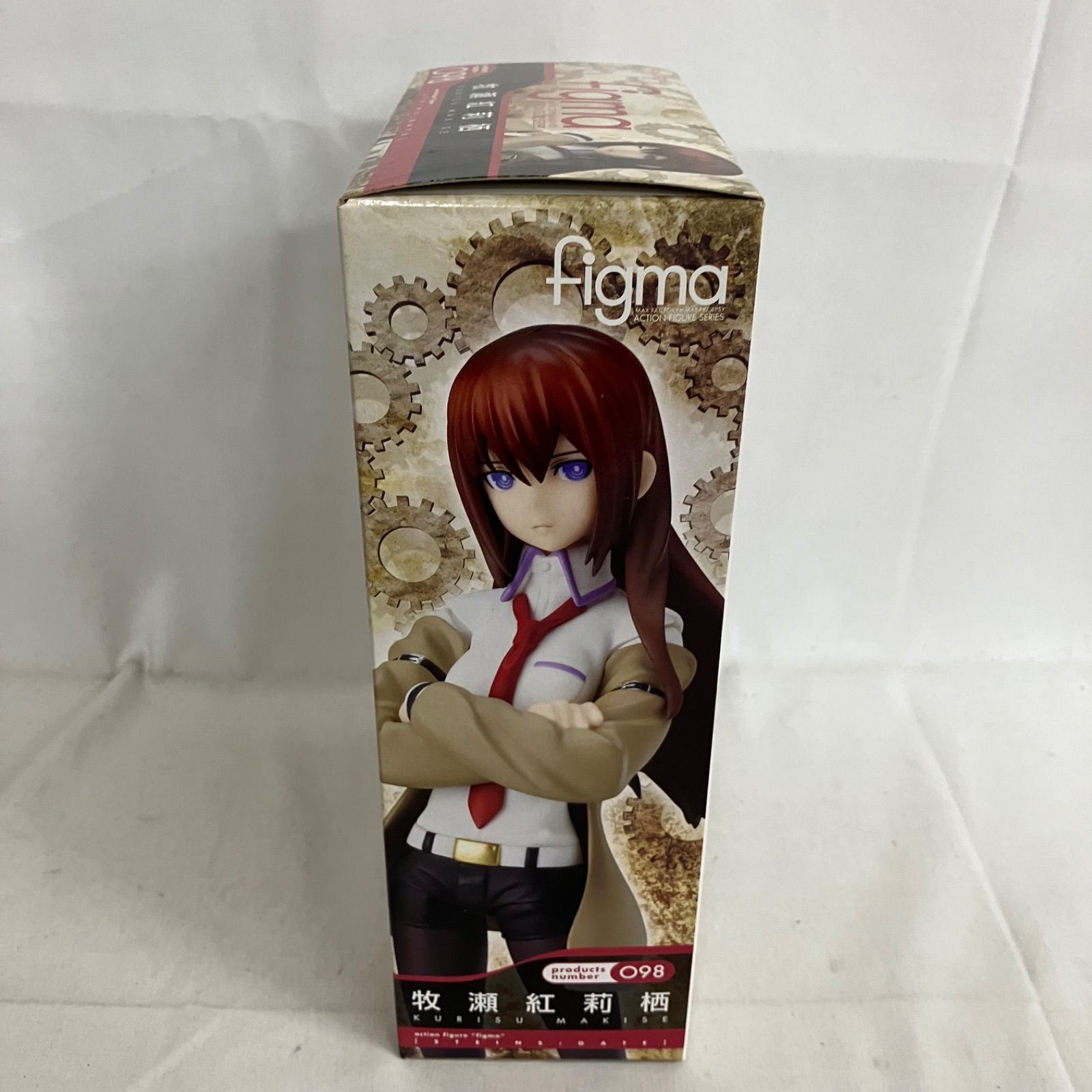 figma 牧瀬紅莉栖 098 可動フィギュア　未開封 未開封 シュタインズ・ゲート Figma O98 牧瀬紅莉栖 フィギュア SF7467