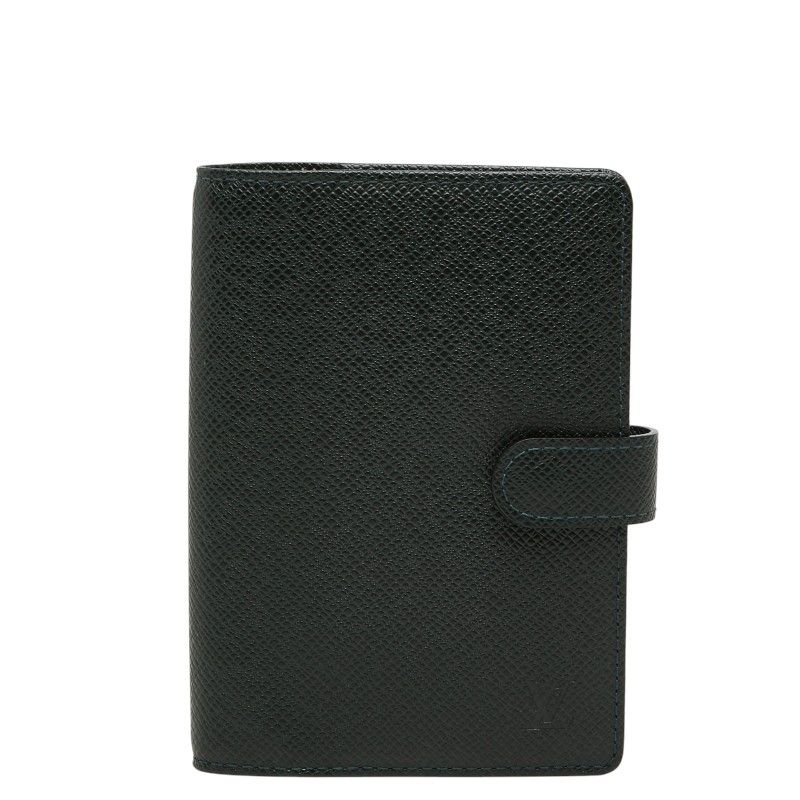 ルイ ヴィトン タイガ アジェンダPM 手帳カバー R20424 エセピア グリーン レザー レディース LOUIS VUITTON【1-0278078】