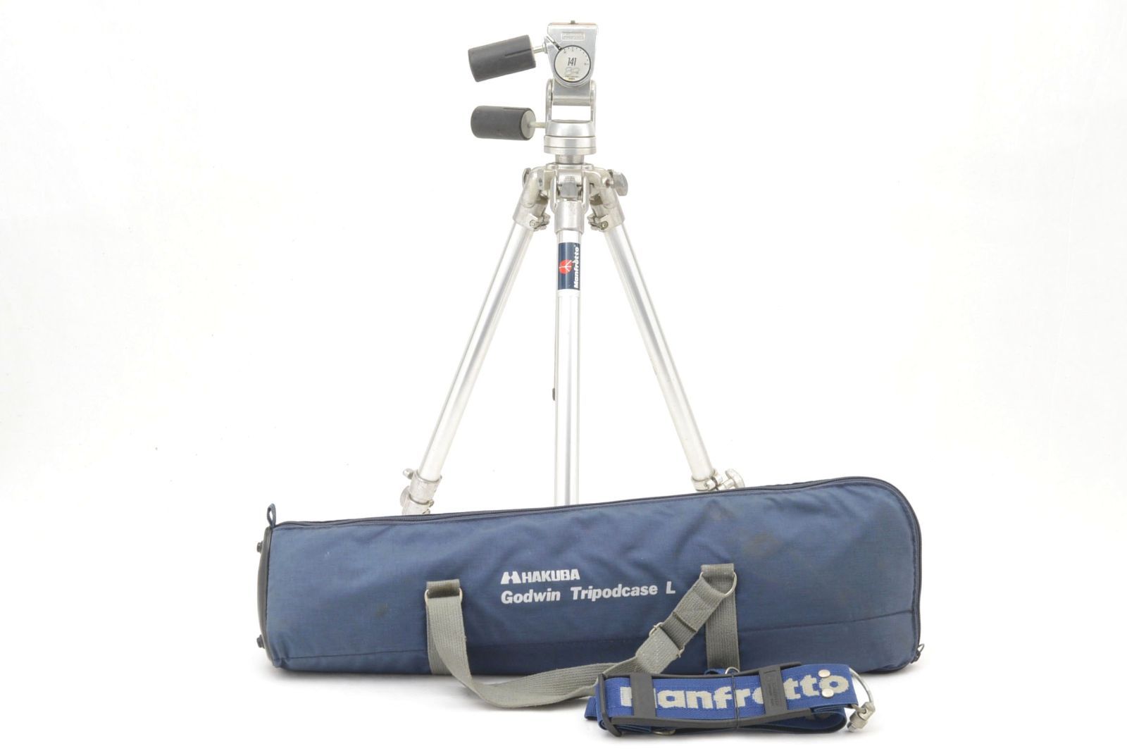 Rare item Manfrotto MANFROTTO tripod 190 + head 141 80th anniversaly honjo OO1376 #67