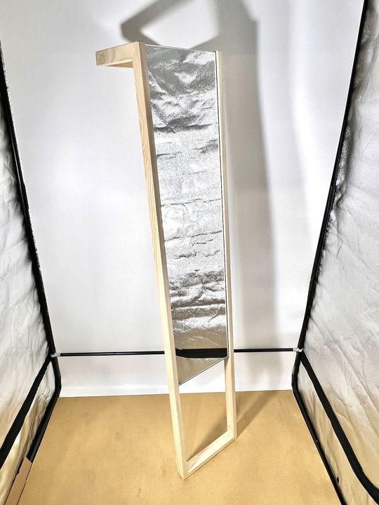 開封済・未使用品】大雪木工 TP Tatekake Mirror センの木 立てかけ