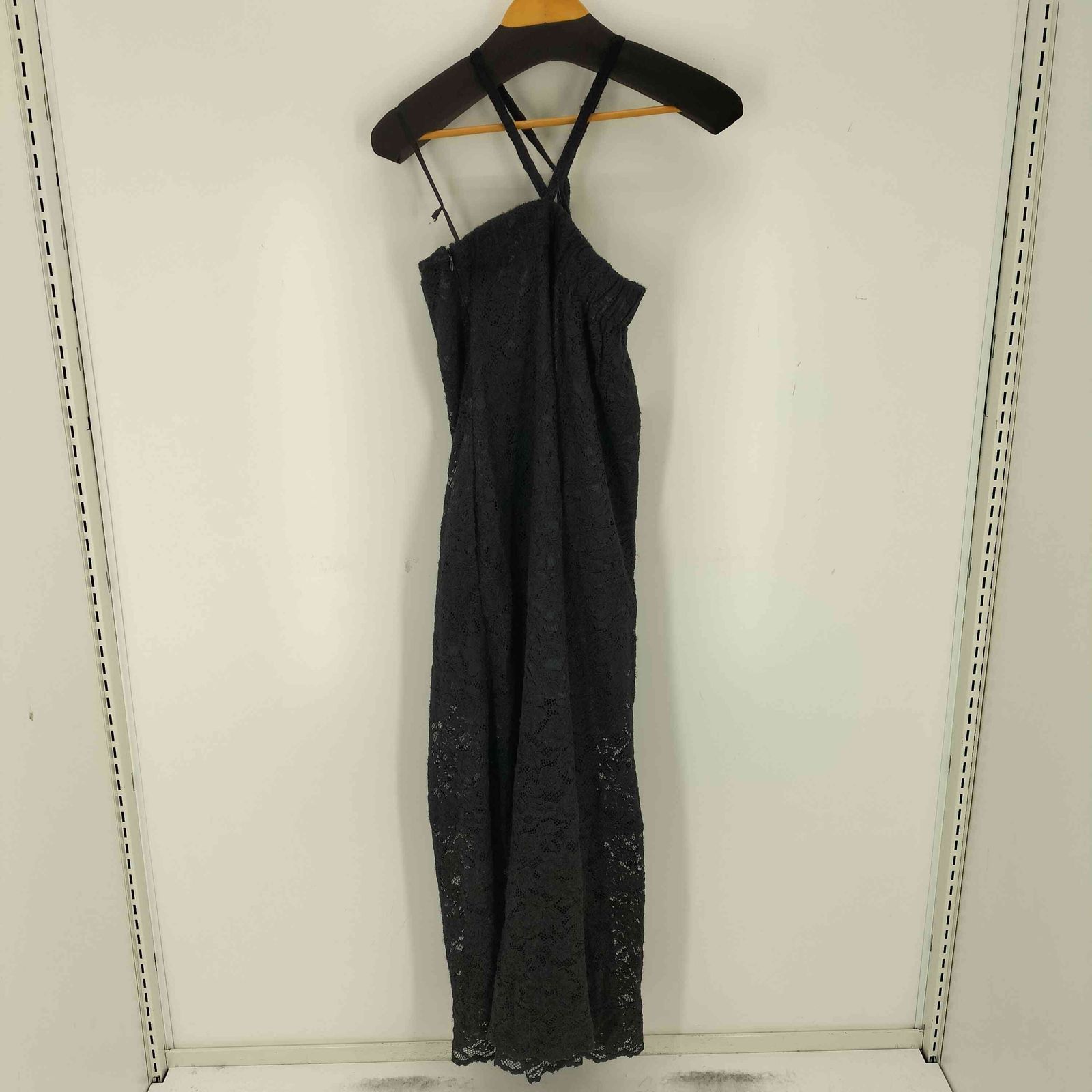 アメリ AMERI ONE SHOULDER LACE FLARE ROMPERS レディース JPN：S