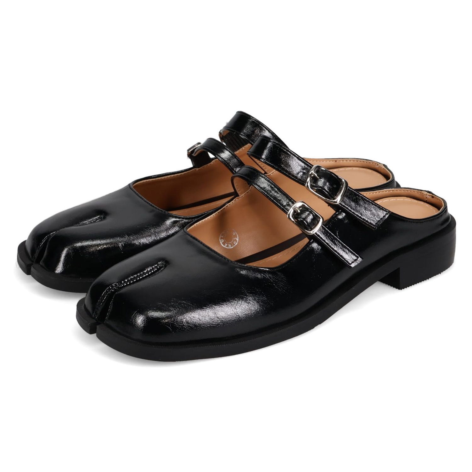 PAES ペイズ サンダル ミュール 足袋 レディース 軽量 20255 DOUBLE BUCKLE MULE ワイン、ブラック