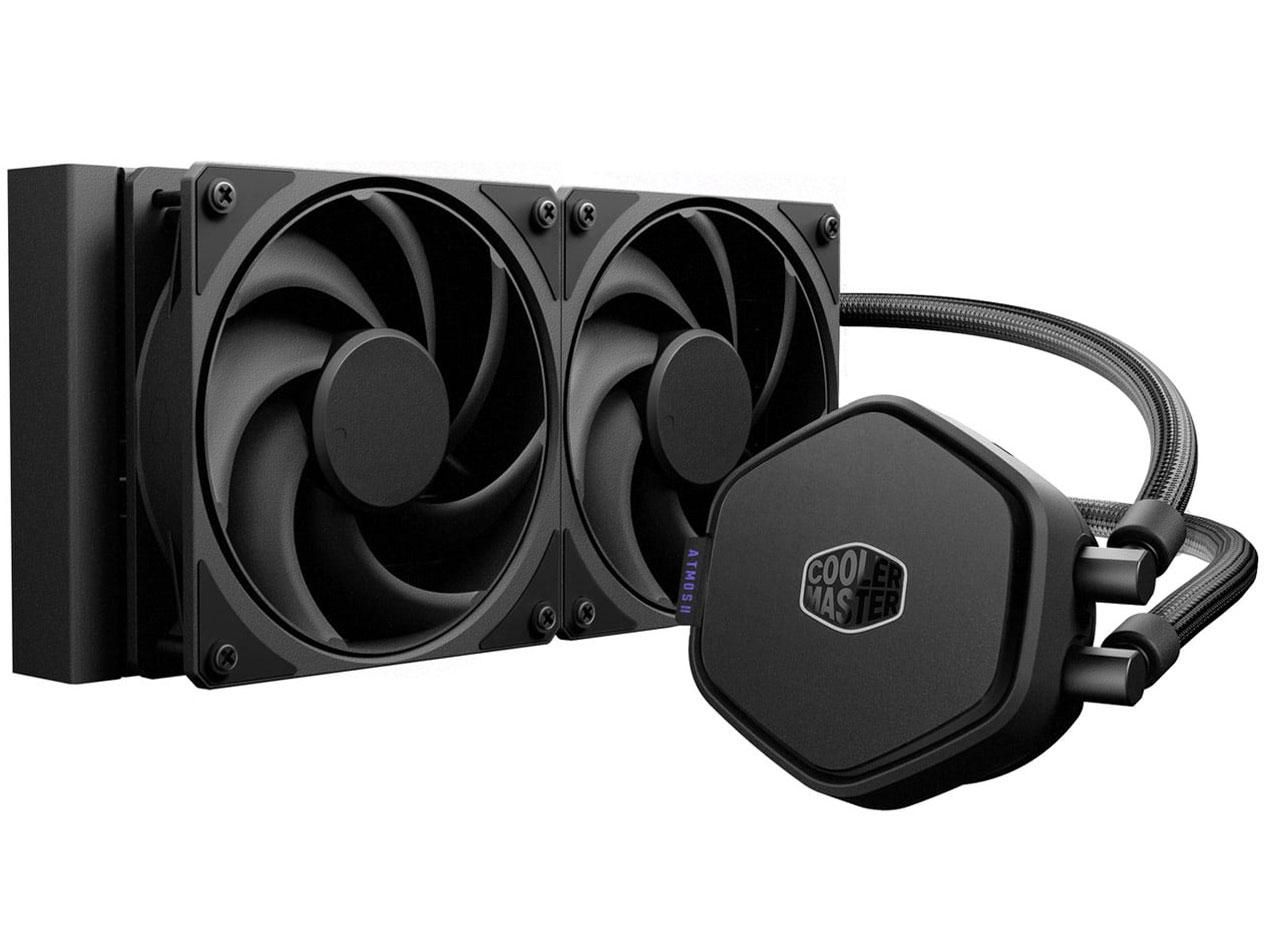 【新品・4営業日で発送】COOLER MASTER TECHNOLOGY MasterLiqiud Atmos II Stealth 240(MLX-D24M-A24DK-R1)