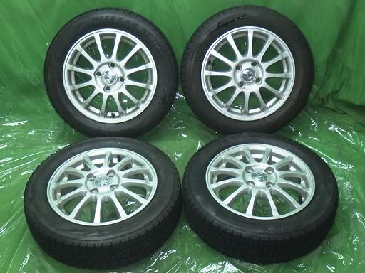 【中古】155/65R14 デイズルークス 日産純正 14インチ ブリヂストン ブリザックVRX2