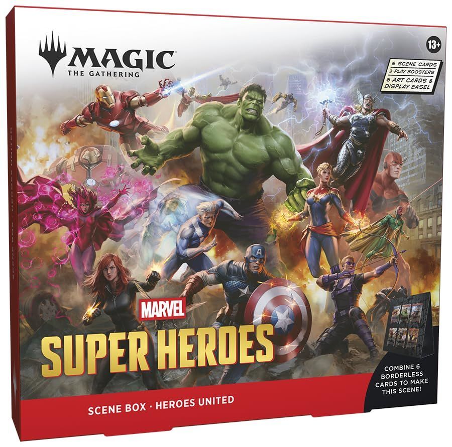 【人気商品】United』 『Heroes 英語版 Box MTG Scene トレカ スーパー・ヒーローズ ウィザーズ・オブ・ザ・コースト マーベル MSH | D53690000 マジック：ザ・ギャザリング