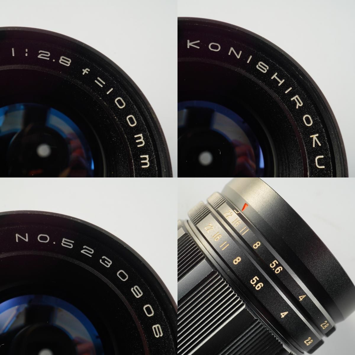 Serviced】 Konica コニカ KONISHIROKU HEXANON 100mm F/2.8 単焦点