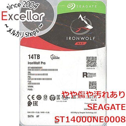 [bn:10] SEAGATE HDD　ST14000NE0008　14TB SATA600 7200　1000～2000時間