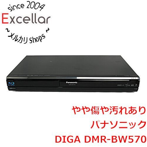 [bn:14] Panasonic　ブルーレイディスクレコーダー DIGA　DMR-BW570-K　320GB　リモコンなし
