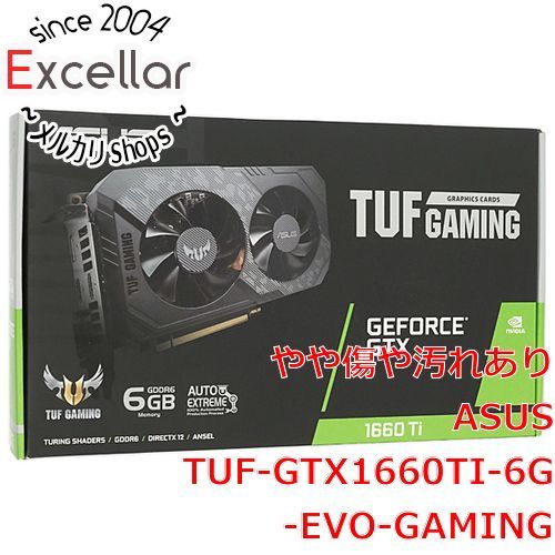 bn:14] ASUSグラボ TUF-GTX1660TI-6G-EVO-GAMING PCIExp 6GB 元箱あり