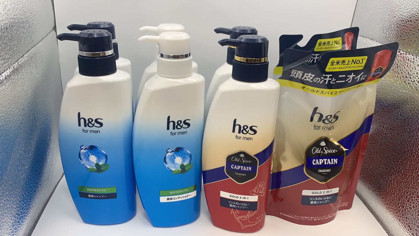 8点セット h&s for men シャンプー＆トリートメント＆詰め替え--531512