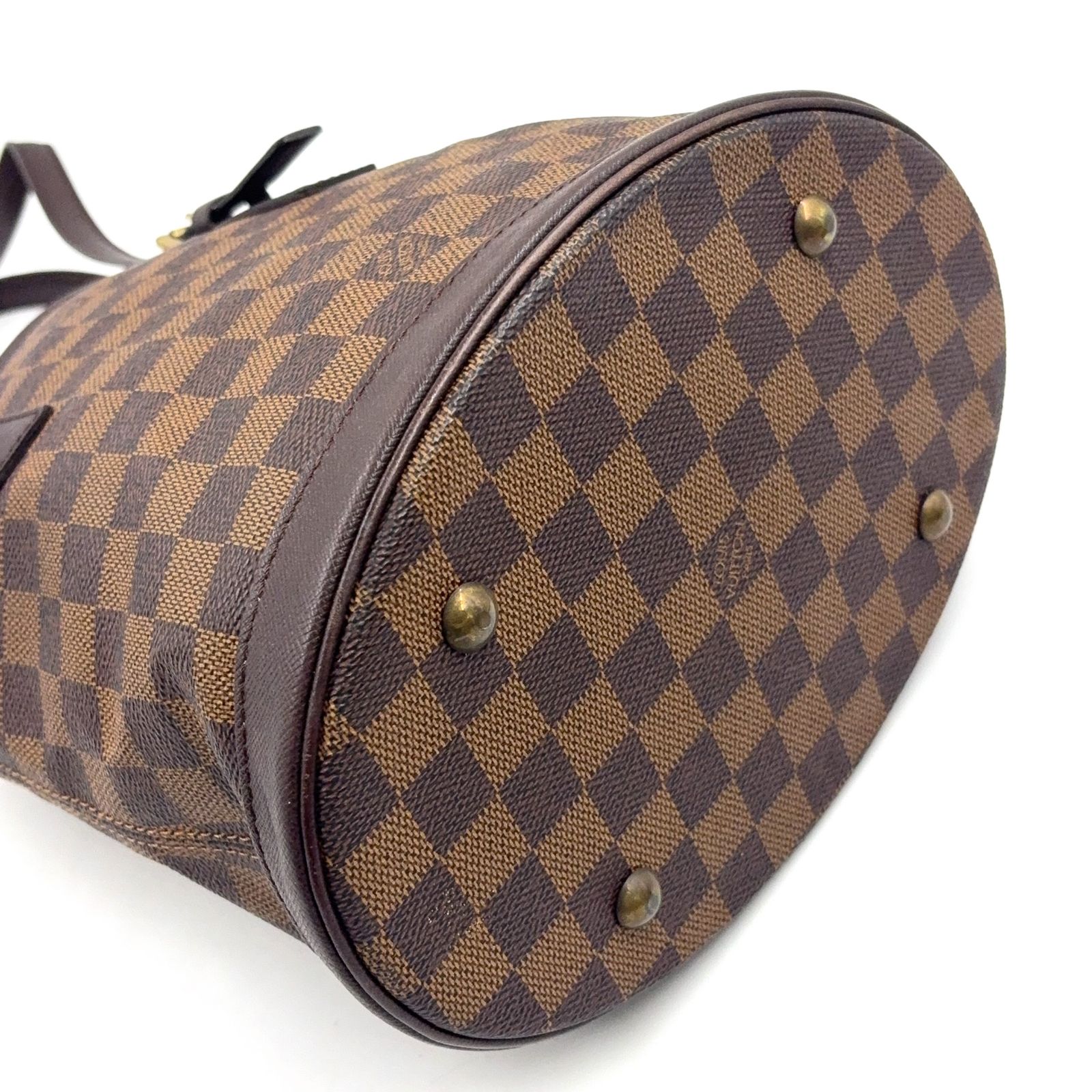 【リペア等なし＊正規の極美品】LOUIS VUITTON マレ ダミエ・エベヌ 新着】LOUIS VUITTON マレ ダミエエベヌ ダミエエベヌ レザー、PVC