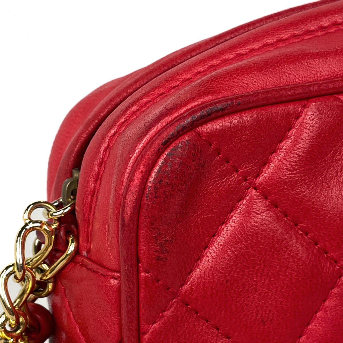 シャネル CHANEL ココマーク フリンジ チェーン ショルダーバッグ