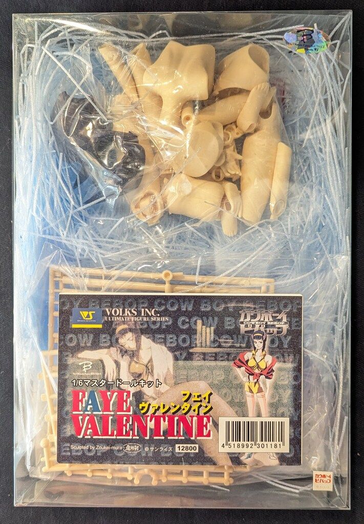 ボークス マスタードールキット カウボーイビバップ フェイ・ヴァレンタイン フィギュア ボークス/VOLKS 1/6マスタードールキット カウボーイ